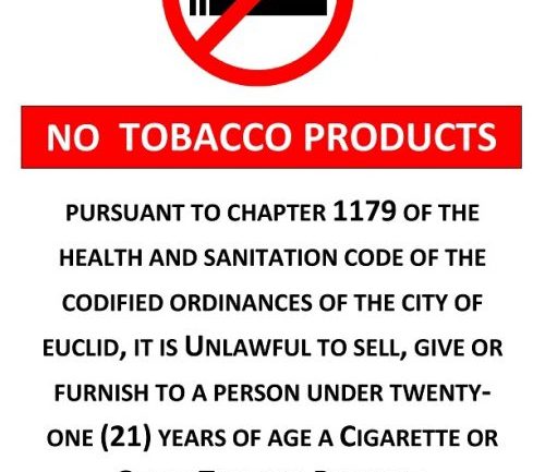 No Tobacco Products Under 21