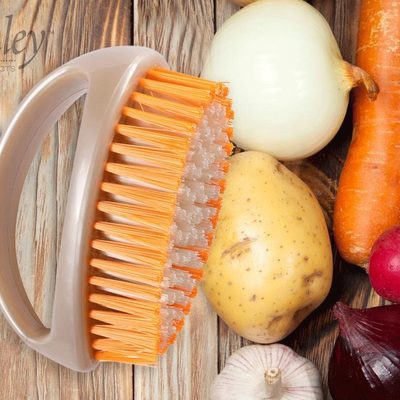 Scrubbed produce